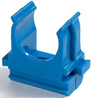 Клипса для гофры Промрукав Д=20 синий (уп. 100шт) картинка